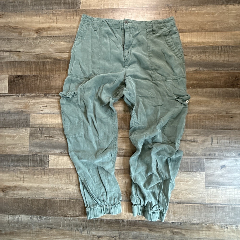 Rip Curl sage green cargo jogger pants Sz L